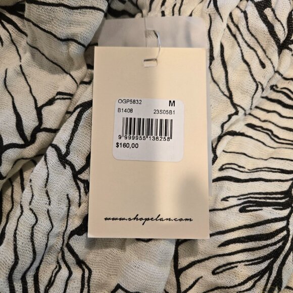 NWT ELAN Natural Maxi Criss Cross Dress M - Picture 5 of 5